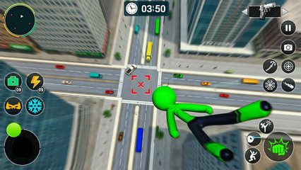 Screenshot 21: Flying Stickman Rope Hero Game
