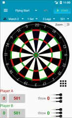 Screenshot 1: Darts Scorecard
