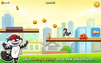 Screenshot 1: Honey Bunny – Run for Kitty