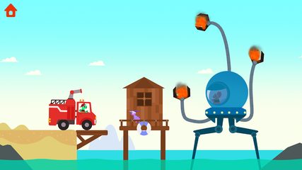 Screenshot 10: Dinosaur Fire Truck: for kids