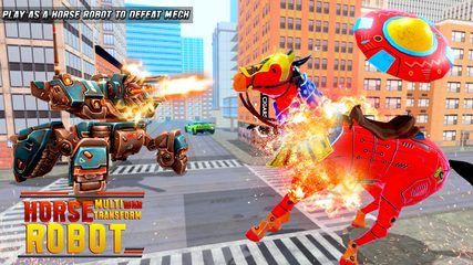Screenshot 11: Flying Horse Robot Car Game