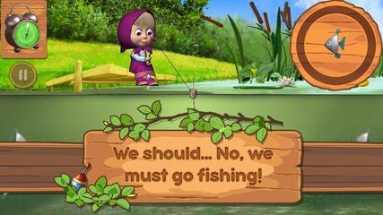 Screenshot 2: Masha and the Bear: Fishing