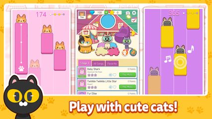 Скриншот 8: Piano Cat Tiles - Room Design