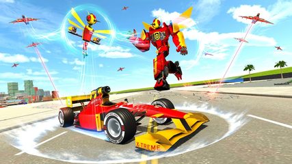 Screenshot 5: Dragon Fly Robot Car Game 3d