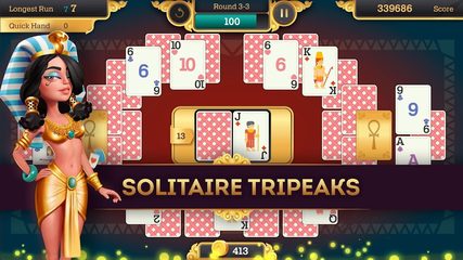 Screenshot 9: Cleopatra Solitaire TriPeaks