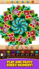 Screenshot 10: Cross Stitch Coloring Mandala