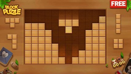 Captura 5: Juego de Puzzle con Bloques de Madera