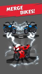 Screenshot 1: Merge Bike game Idle Tycoon