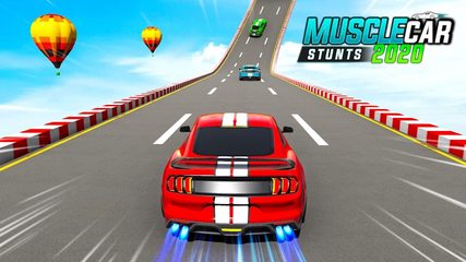 Screenshot 1: Muscle Car Stunts: Car Games