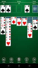 Captura 1: Classic Solitaire Free