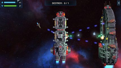Captura 1: Defensor del espacio