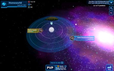 Captura 14: Juego estratégico espacial