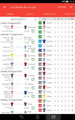 Captura 8: Resultados en Vivo La Liga Santander 2021/2022