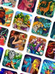 Скриншот 20: Раскраска: рисуй по номерам