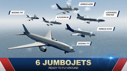 Captura 11: Simulación de Vuelo de Aviones Jumbo