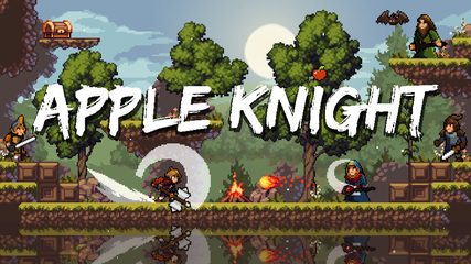 Screenshot 1: Apple Knight Action Platformer