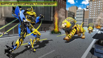 Screenshot 8: Elephant Vs Lion Robot Game