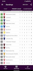 Captura 2: Marcadores en Vivo: Premier League 2021/2022