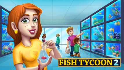 Screenshot 1: Fish Tycoon 2 Virtual Aquarium