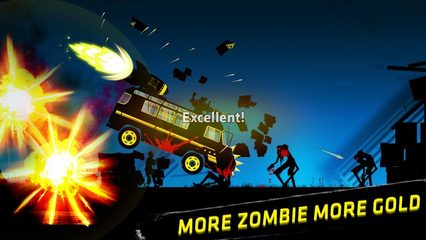 Captura 5: El viaje de Stickman por el mundo de los zombies