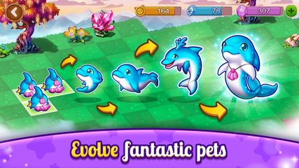 Screenshot 3: Fantastic Pets: Merge & Evolve