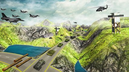 Screenshot 2: US Army Truck Simulator Games