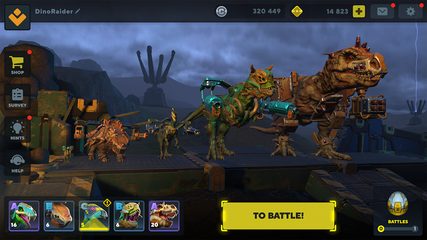Captura 6: Aventura jurásica: Batalla de dinosaurios