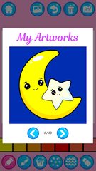 Screenshot 14: Cute Kawaii Colouring Book for Kids with Glitters