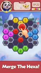 Captura 20: Juego de rompecabezas de combinación de números hexagonales