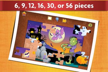 Screenshot 2: Kid Halloween Jigsaw Puzzles