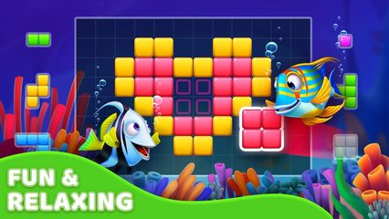 Screenshot 1: Block Puzzle Fish