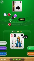 Screenshot 1: Blackjack
