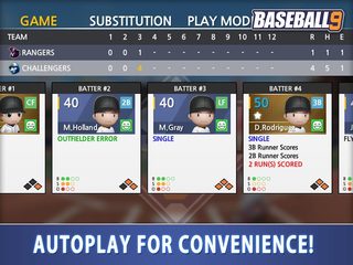 Captura 18: Juego de Béisbol