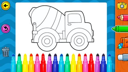 Screenshot 15: Vehicles Coloring for Kids: Trucks & Cars Game