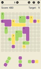 Screenshot 5: Surface Trimino: increase the area. Casual game.