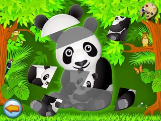 Screenshot 2: Forest - Kids Coloring Puzzles