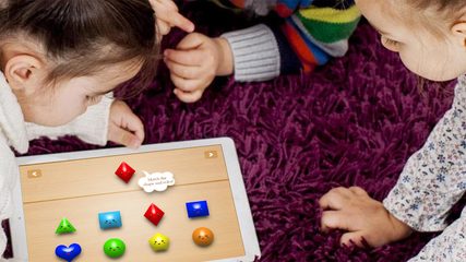 Screenshot 1: Baby Learning Shapes and Color