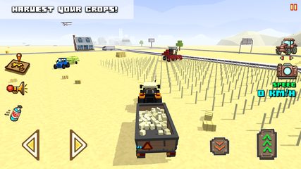 Screenshot 4: Blocky Farm Racing & Simulator