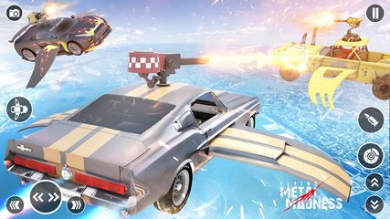 Captura 24: Coche Volador Robot: Disparos