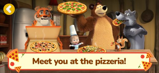 Captura 7: Aventura de Masha y el Oso en la pizzería