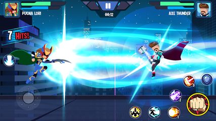 Screenshot 2: Stickman Heroes Fight - Super Stick Warriors