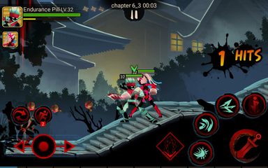 Скриншот 2: Stickman Ninja Legends: Тень