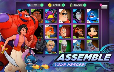 Captura 8: Disney Heroes: Modo Batalla