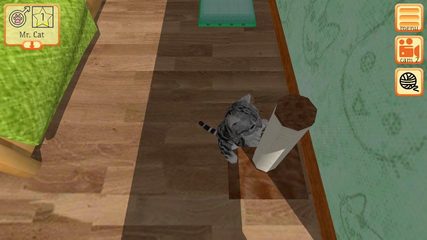 Screenshot 1: Cute Pocket Cat 3D - Part 2
