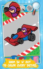 Screenshot 6: Cars Coloring Book Sparkles