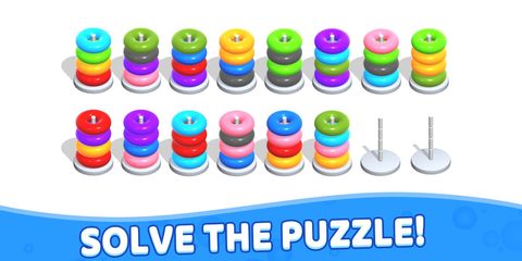 Screenshot 7: Color Hoop Stack - Sort Puzzle
