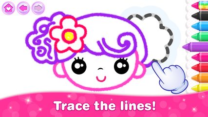 Screenshot 10: Bini Kids Drawing Games for Girls! Toddlers Apps!