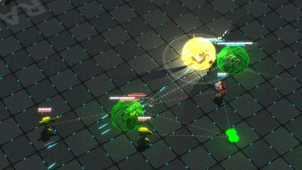 Captura 13: Arena de combate con inteligencia artificial