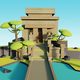 Приключенческая игра: поиск выхода из храма