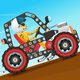 Juego de creación de vehículos y carreras para niños